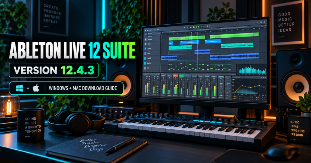 Download Ableton Live 12 Suite 12.4.3 for Windows and Mac